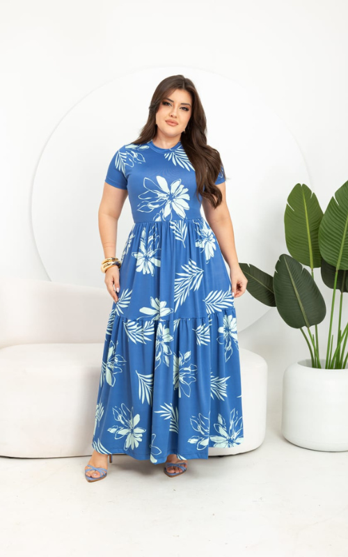 Vestido Clarisse Azul – GG