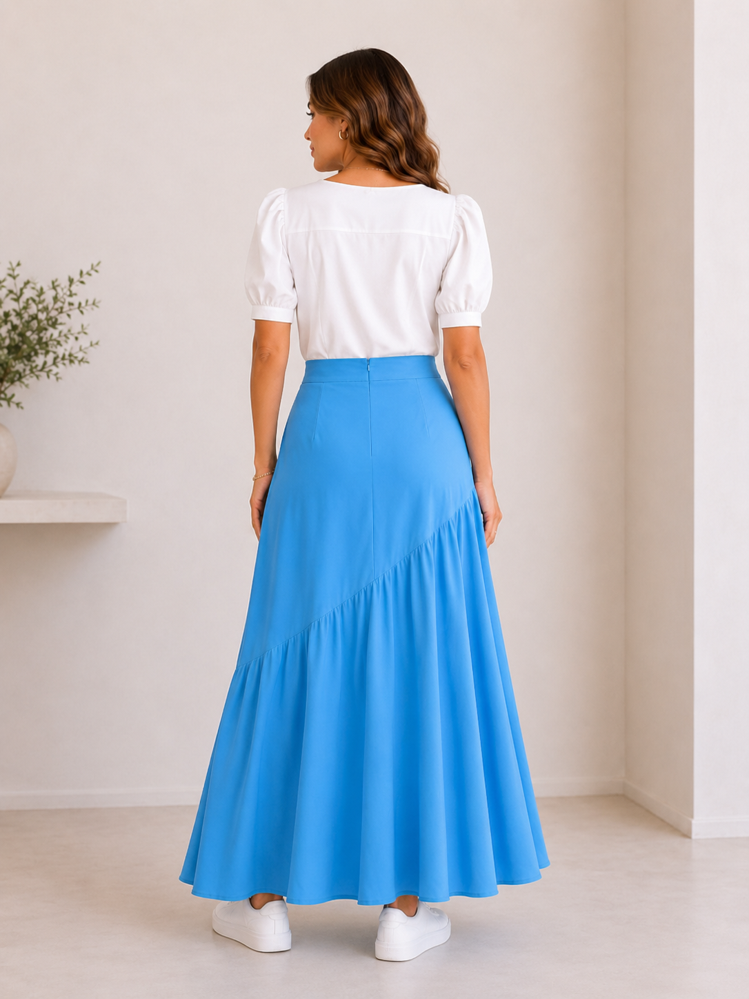 Blusa Manga Bufante Crepe - Imagem 4