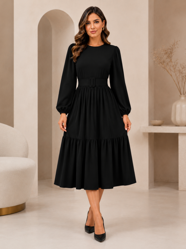 Vestido Com Cinto Suellen