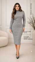 Vestido Canelado Aline - Imagem 2