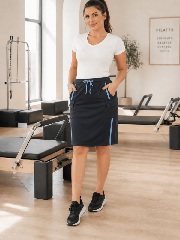 Fitness Legging Saia Listra Azul