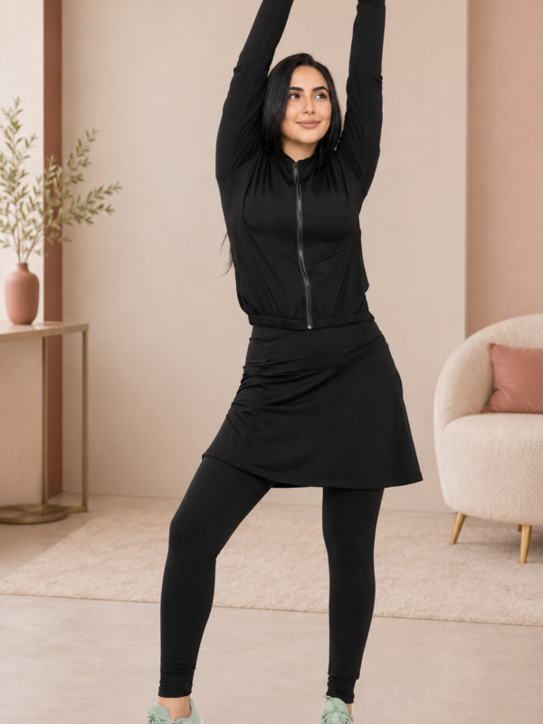 Fitness Evasê Bolso Lateral