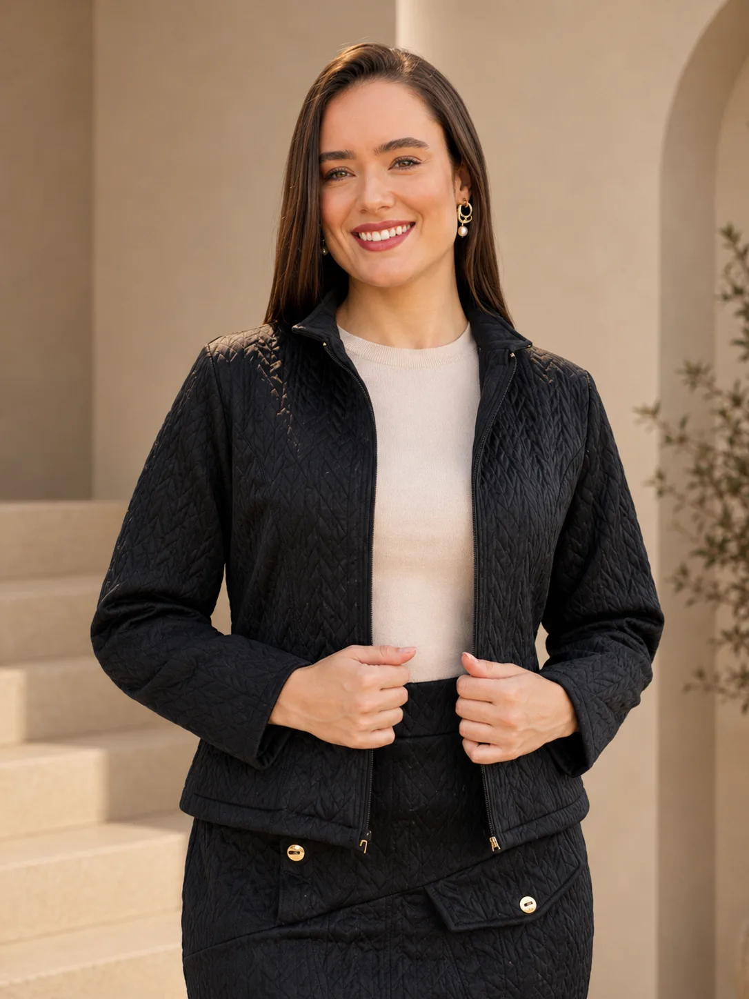 Conjunto Colete E Saia Diana - Imagem 2